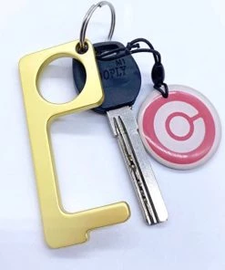 Social Butterfly Collection Gold Or Silver Or Animal Print No Touch Key