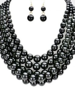 Social Butterfly Collection Five Strand Pearl Necklace Available Several Colors New Arrivals