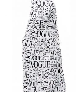 Social Butterfly Collection Vogue White Black Print Palazzo Pants
