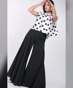 Social Butterfly Collection White Black Polka Dot Cascading Back Jacket 18 Social Butterfly Collection White Black Polka Dot Cascading Back Jacket