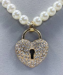 Social Butterfly Collection Pearl Lock Heart Necklace New Arrivals 12 Social Butterfly Collection Pearl Lock Heart Necklace New Arrivals