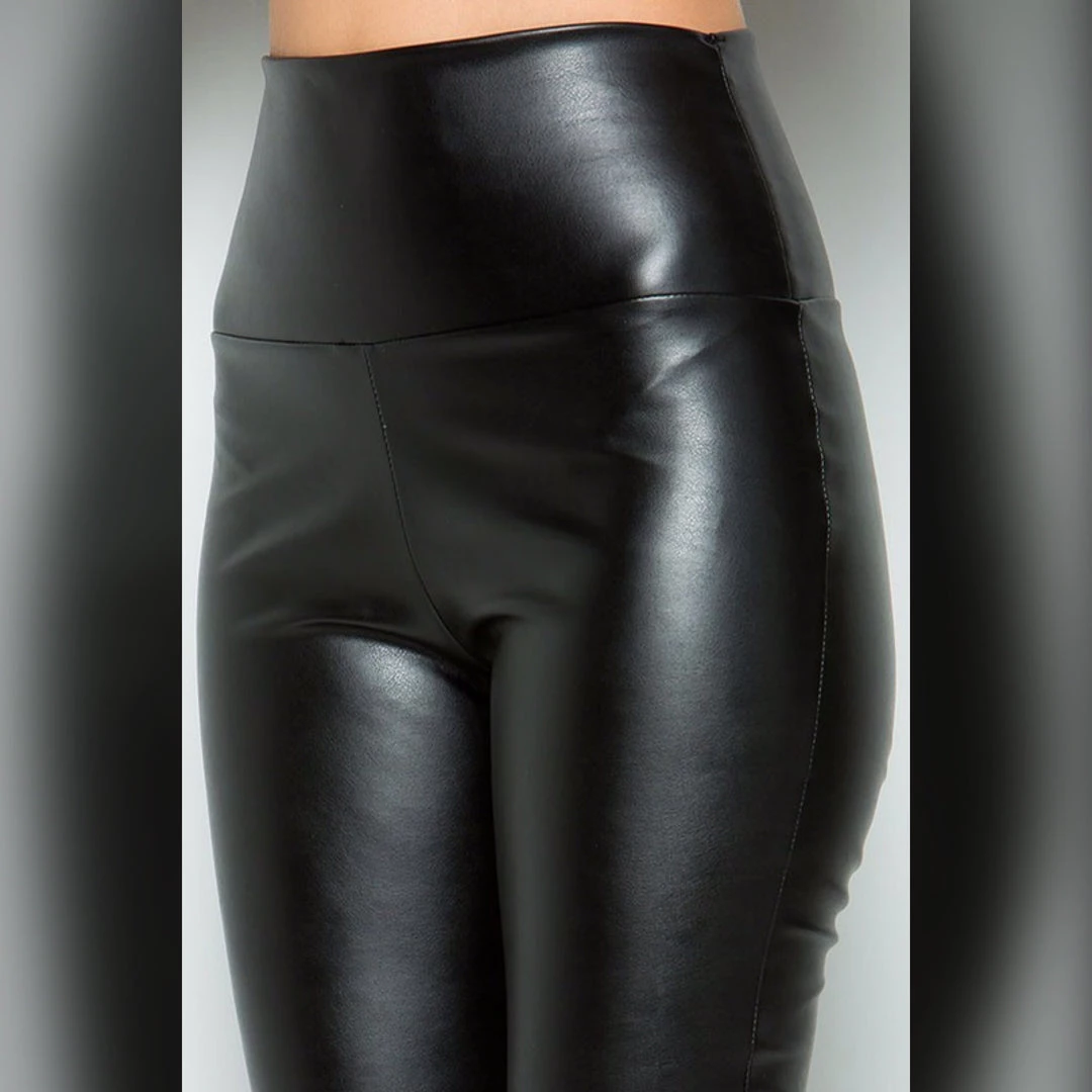 Social Butterfly Collection Black Faux Leather Liquid Leggings 11 Social Butterfly Collection Black Faux Leather Liquid Leggings
