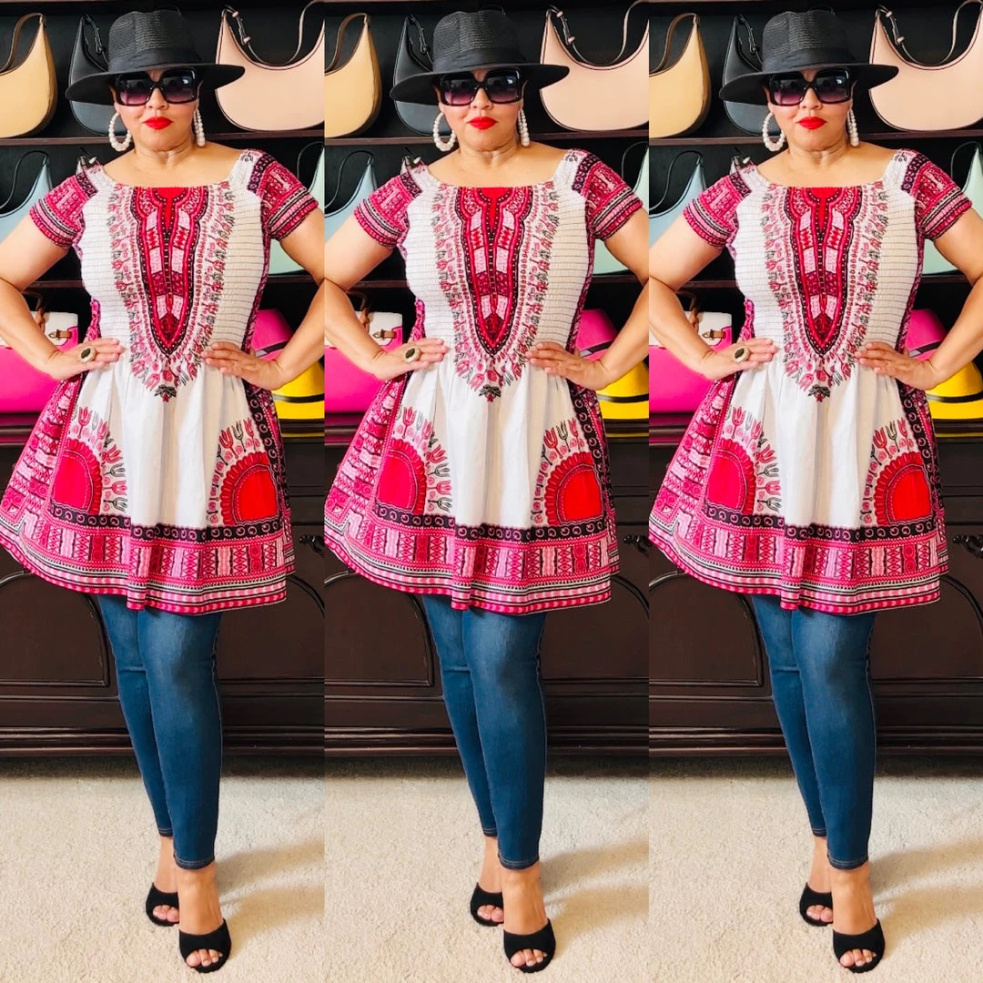 Social Butterfly Collection Dashiki Print Dress Top 13 Social Butterfly Collection Dashiki Print Dress Top