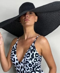 Social Butterfly Collection New Arrivals Oversized Beach Resort Wide Brim Hat