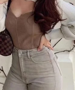 Social Butterfly Collection Accessories Turtleneck Sweater Scarf With Sleeves