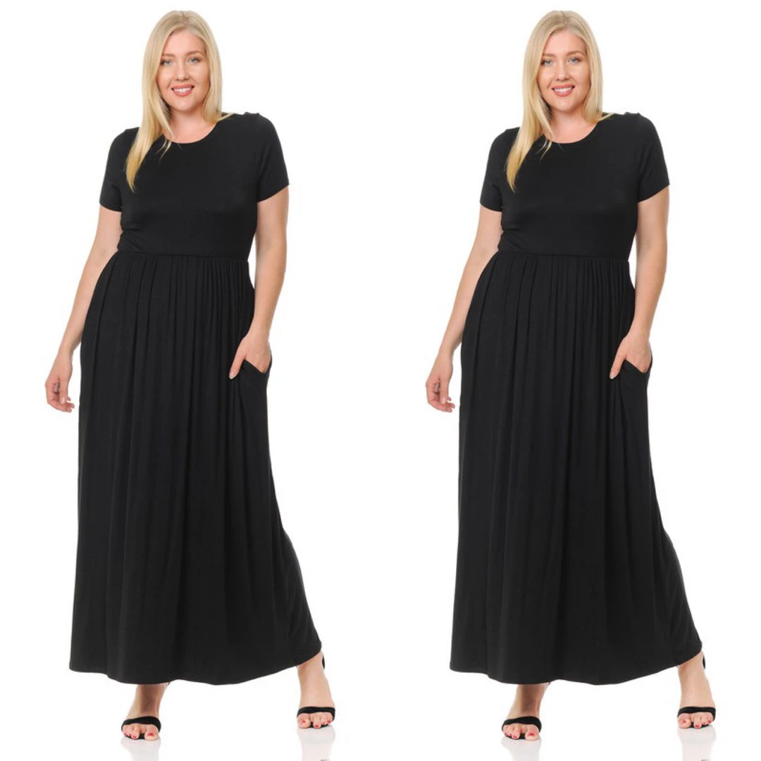 Social Butterfly Collection New Arrivals Black Plus Size Long Maxi Dress 5 Social Butterfly Collection New Arrivals Black Plus Size Long Maxi Dress