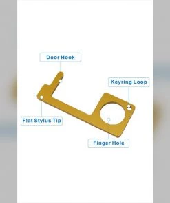 Social Butterfly Collection Gold Or Silver Or Animal Print No Touch Key