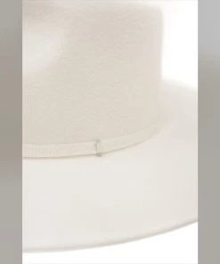 Social Butterfly Collection Black Wool Rancher Style Hat Accessories