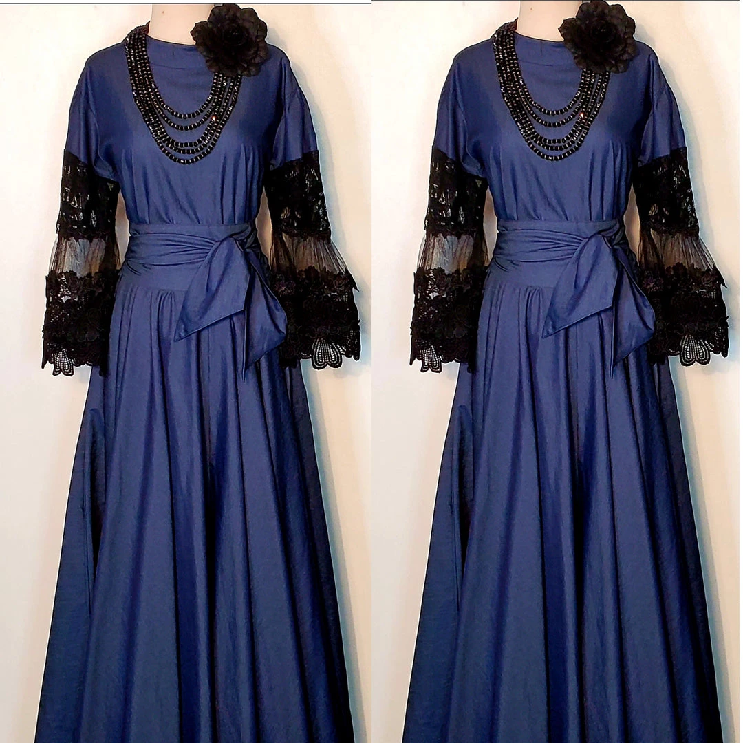 Social Butterfly Collection Denim Black Lace Sleeve Maxi Dress New Arrivals 17 Social Butterfly Collection Denim Black Lace Sleeve Maxi Dress New Arrivals