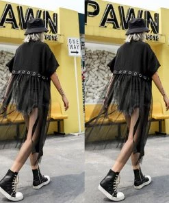 Social Butterfly Collection White Or Black Button Down Grommet Detail Top