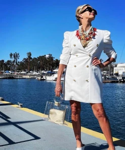 Social Butterfly Collection New Arrivals Off White Gold Button Dress Top 10 Social Butterfly Collection New Arrivals Off White Gold Button Dress Top