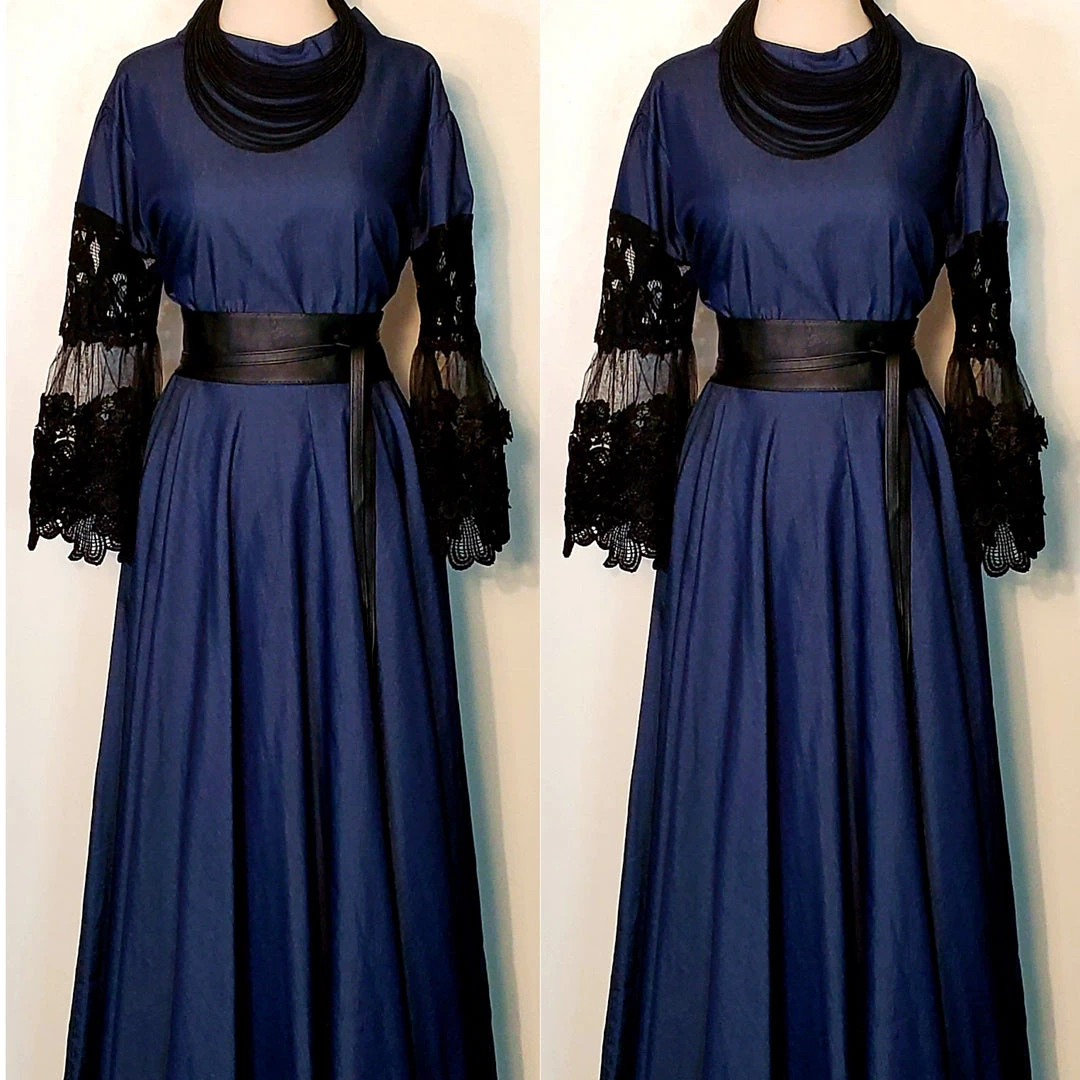 Social Butterfly Collection Denim Black Lace Sleeve Maxi Dress New Arrivals 18 Social Butterfly Collection Denim Black Lace Sleeve Maxi Dress New Arrivals