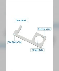 Social Butterfly Collection Gold Or Silver Or Animal Print No Touch Key