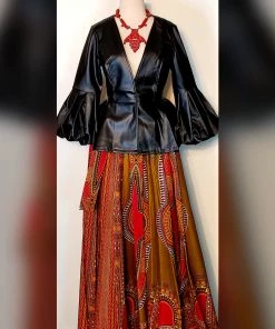 Social Butterfly Collection Black Puffy Sleeve Faux Leather Jacket Sale 52 Social Butterfly Collection Black Puffy Sleeve Faux Leather Jacket Sale