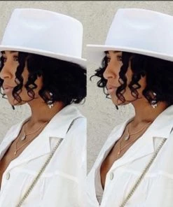 Social Butterfly Collection Winter White Or Black Wool Rancher Style Hat Accessories