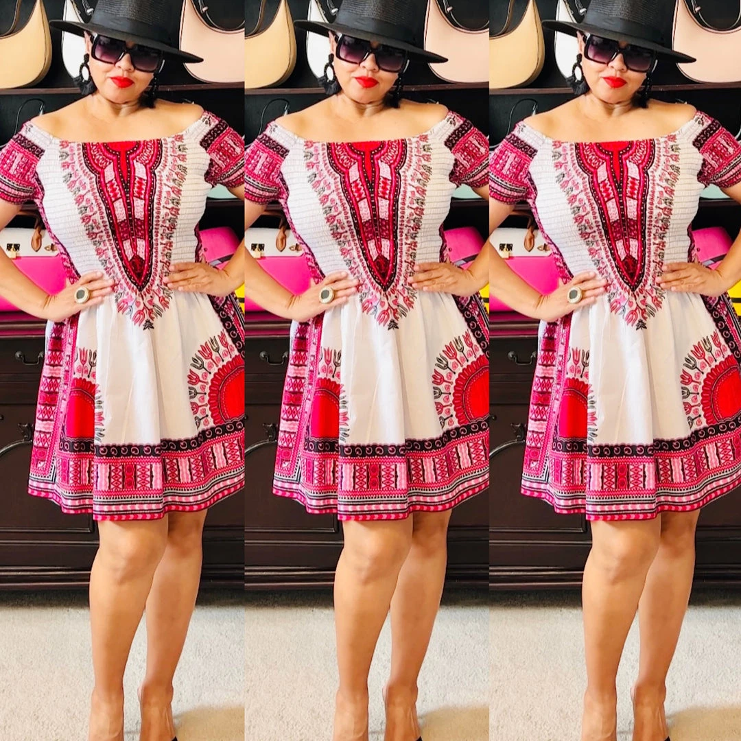 Social Butterfly Collection Dashiki Print Dress Top 8 Social Butterfly Collection Dashiki Print Dress Top