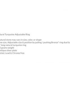Social Butterfly Collection New Arrivals Natural Turquoise Stone Ring