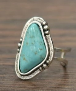 Social Butterfly Collection New Arrivals Natural Turquoise Stone Ring