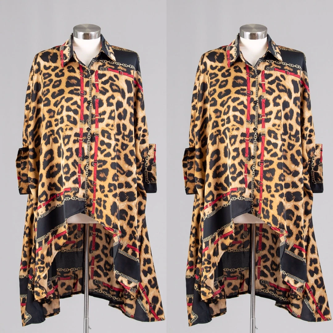 Social Butterfly Collection Sale Plus Size Animal Print Red Trim Detail Blouse 15 Social Butterfly Collection Sale Plus Size Animal Print Red Trim Detail Blouse