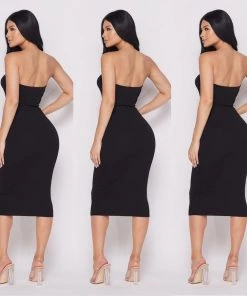 Social Butterfly Collection New Arrivals Plus Size Black Strapless Tube Top Dress 27 Social Butterfly Collection New Arrivals Plus Size Black Strapless Tube Top Dress