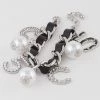 Social Butterfly Collection Ribbon Pearl Charm Bracelet