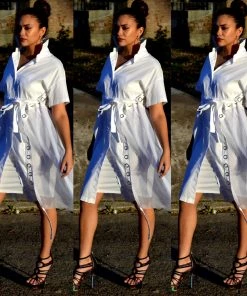 Social Butterfly Collection White Or Black Button Down Grommet Detail Top