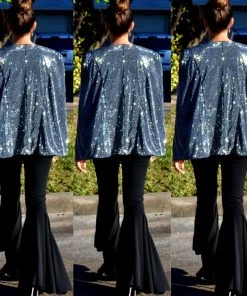 Social Butterfly Collection New Arrivals Silver Grey Open Front Cape Jacket 50 Social Butterfly Collection New Arrivals Silver Grey Open Front Cape Jacket