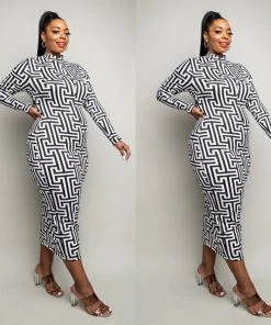 Social Butterfly Collection New Arrivals Black White Abstract Print Mid Length Dress 16 Social Butterfly Collection New Arrivals Black White Abstract Print Mid Length Dress