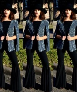 Social Butterfly Collection New Arrivals Silver Grey Open Front Cape Jacket 48 Social Butterfly Collection New Arrivals Silver Grey Open Front Cape Jacket