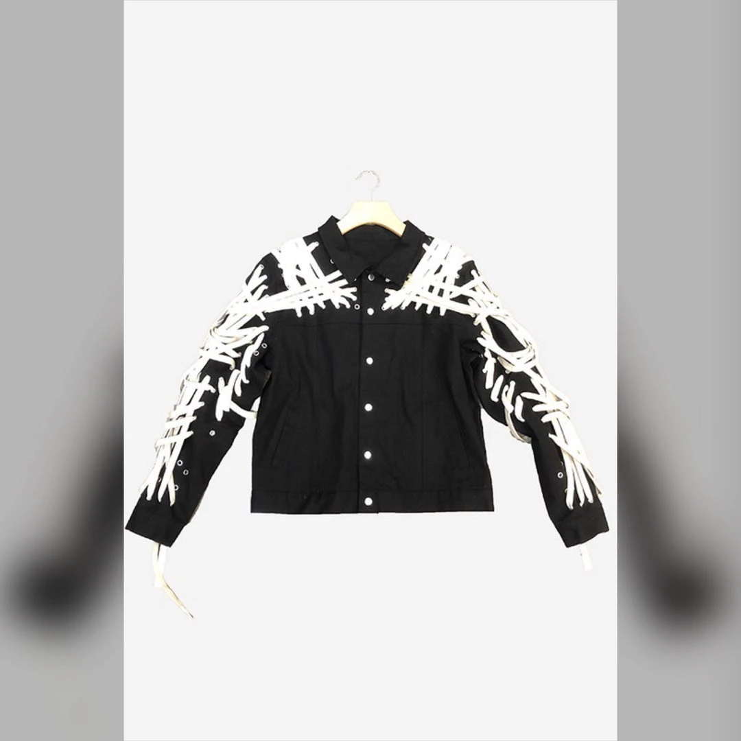 Social Butterfly Collection Sale Black Jacket With Lace Up Drawstring Detailing 9 Social Butterfly Collection Sale Black Jacket With Lace Up Drawstring Detailing