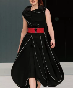 Social Butterfly Collection Red Black Or Light Brown Antique Buckle Stretchy Belt New Arrivals