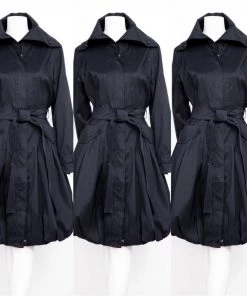 Social Butterfly Collection Black Modern Day Coat Dress New Arrivals