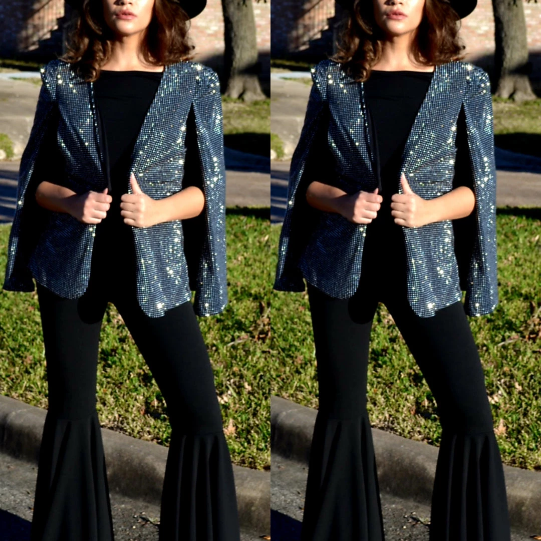 Social Butterfly Collection New Arrivals Silver Grey Open Front Cape Jacket 19 Social Butterfly Collection New Arrivals Silver Grey Open Front Cape Jacket