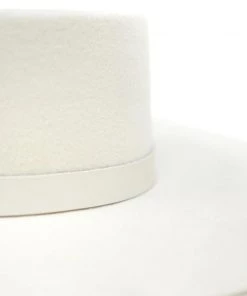 Social Butterfly Collection Winter White Or Black Wool Rancher Style Hat Accessories