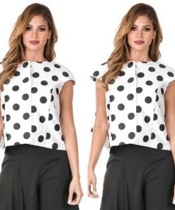 Social Butterfly Collection White Black Polka Dot Cascading Back Jacket 22 Social Butterfly Collection White Black Polka Dot Cascading Back Jacket