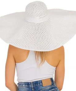 Social Butterfly Collection New Arrivals Oversized Beach Resort Wide Brim Hat