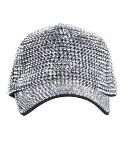 Social Butterfly Collection New Arrivals Black Bling Fashion Cap