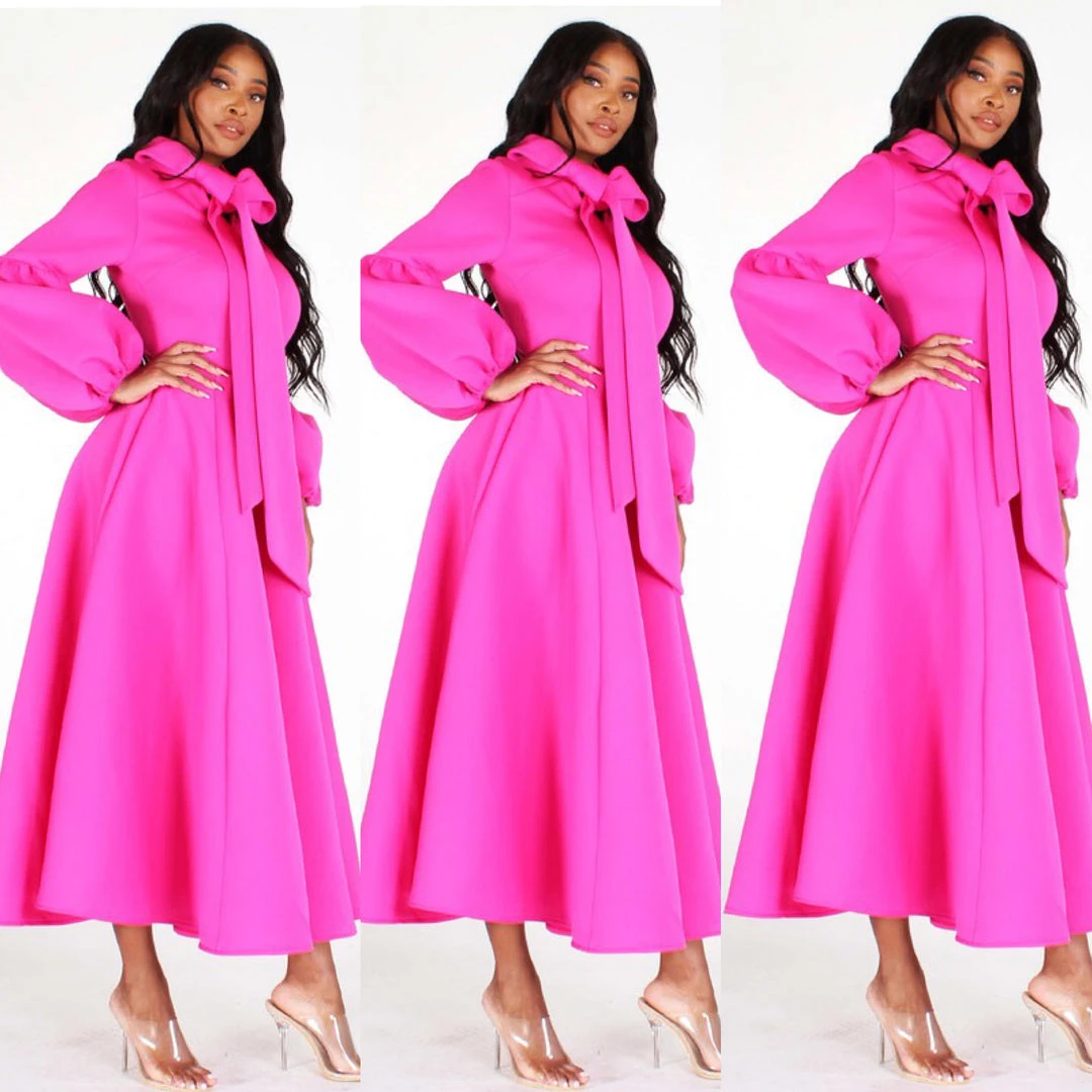 Social Butterfly Collection Pretty In Pink Necktie Mid Length Dress New Arrivals 9 Social Butterfly Collection Pretty In Pink Necktie Mid Length Dress New Arrivals