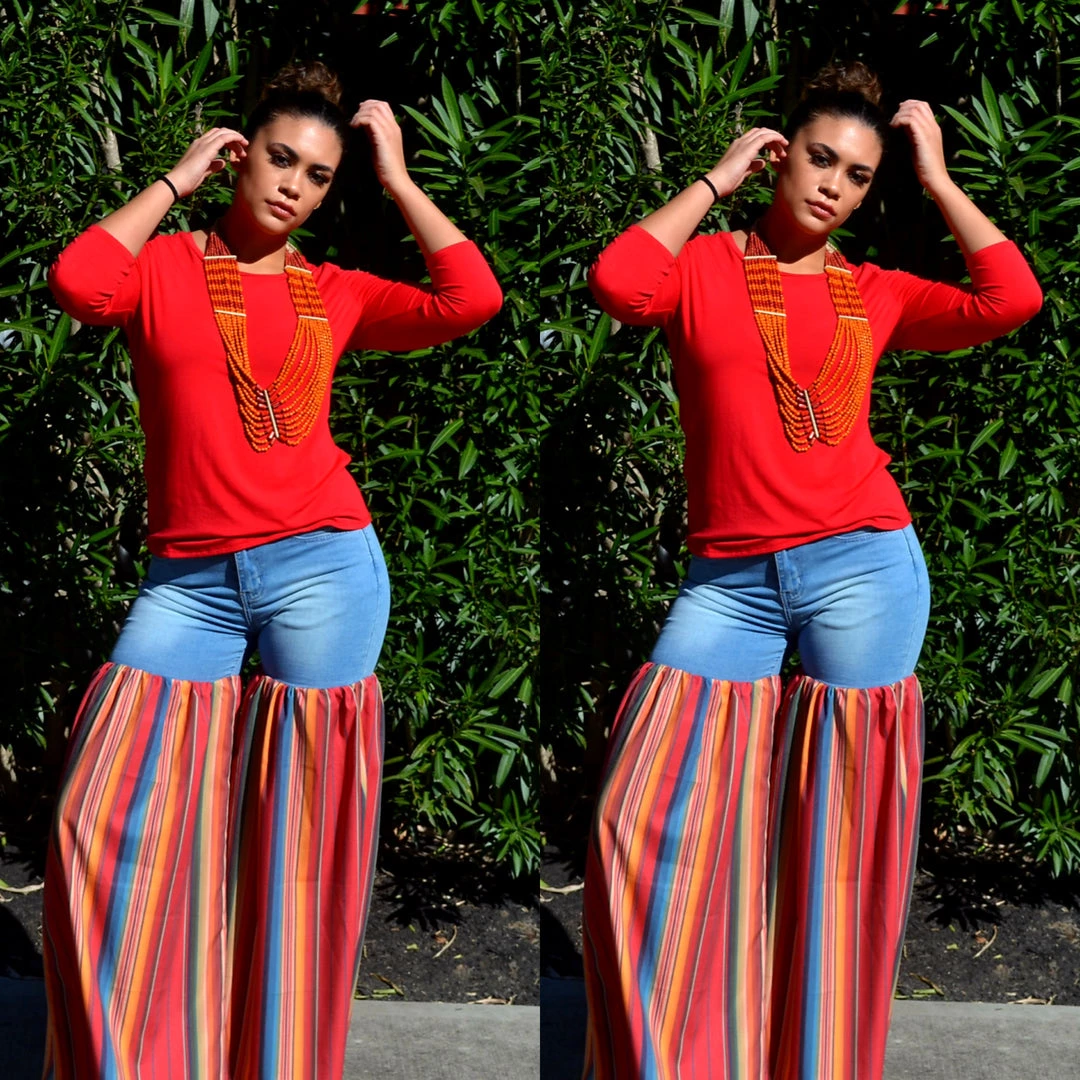 Social Butterfly Collection Distressed Light Denim Red Multi Color Palazzo Wide Leg Jeans New Arrivals 15 Social Butterfly Collection Distressed Light Denim Red Multi Color Palazzo Wide Leg Jeans New Arrivals