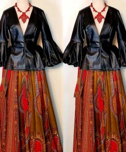 Social Butterfly Collection Black Puffy Sleeve Faux Leather Jacket Sale 51 Social Butterfly Collection Black Puffy Sleeve Faux Leather Jacket Sale