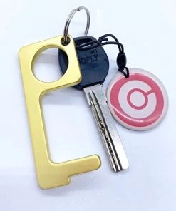 Social Butterfly Collection Gold Or Silver Or Animal Print No Touch Key