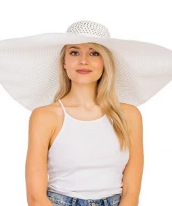 Social Butterfly Collection New Arrivals Oversized Beach Resort Wide Brim Hat