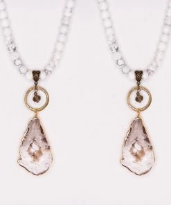 Social Butterfly Collection Bead Stone Long Pendant Necklace 17 Social Butterfly Collection Bead Stone Long Pendant Necklace