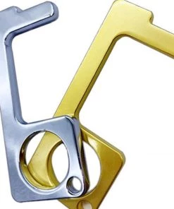 Social Butterfly Collection Gold Or Silver Or Animal Print No Touch Key