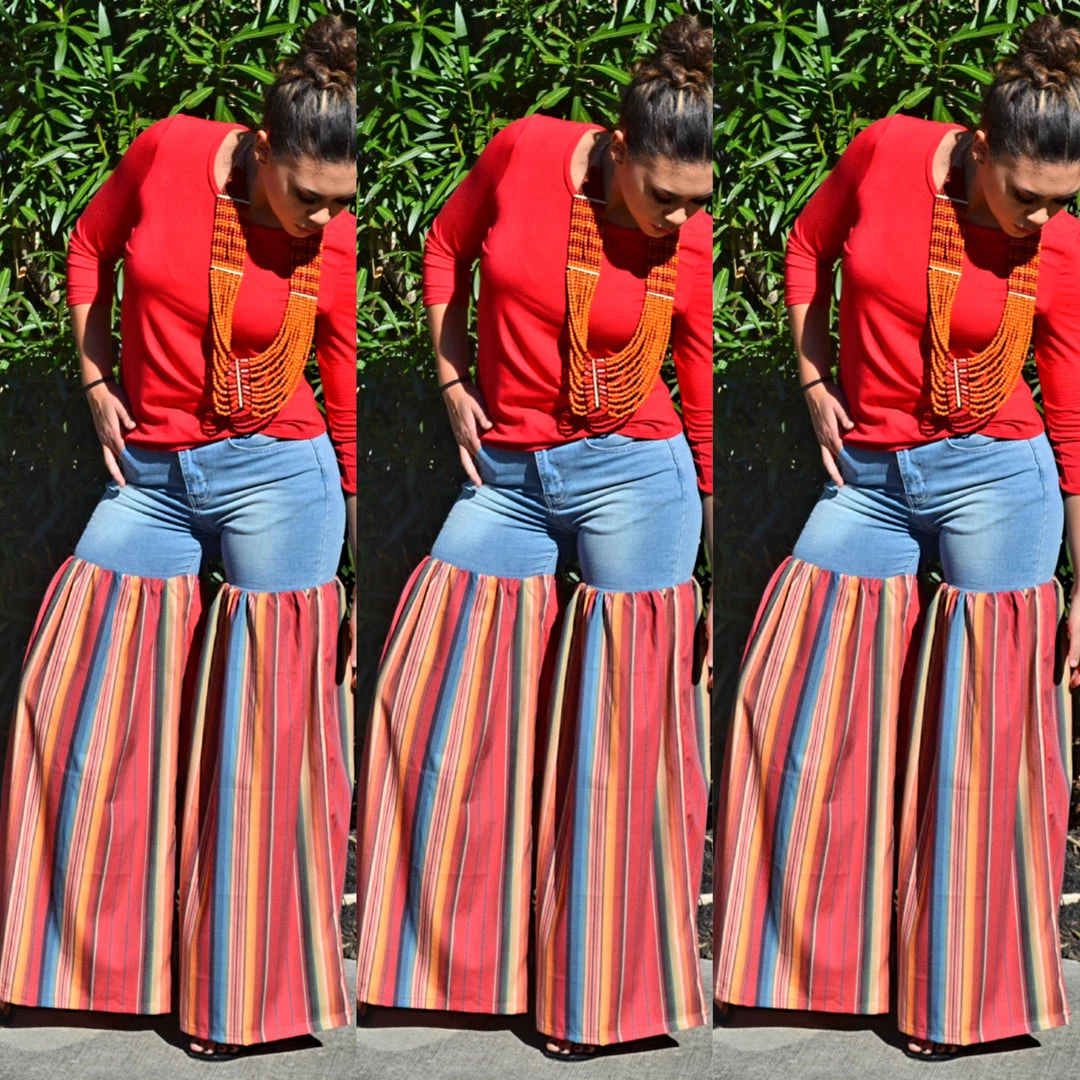 Social Butterfly Collection Distressed Light Denim Red Multi Color Palazzo Wide Leg Jeans New Arrivals 17 Social Butterfly Collection Distressed Light Denim Red Multi Color Palazzo Wide Leg Jeans New Arrivals