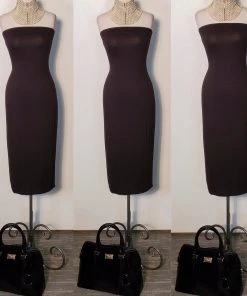 Social Butterfly Collection New Arrivals Black Plus Size Strapless Tube Top Dress 49 Social Butterfly Collection New Arrivals Black Plus Size Strapless Tube Top Dress