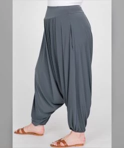 Social Butterfly Collection New Arrivals Black Jersey Knit Jeannie Pants