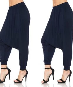 Social Butterfly Collection New Arrivals Black Harem Pants