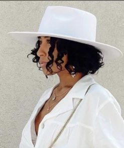 Social Butterfly Collection Winter White Or Black Wool Rancher Style Hat Accessories