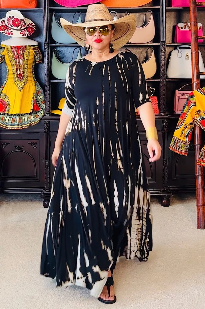 Social Butterfly Collection New Arrivals Black Taupe Tie Dye Handkerchief Dress 22 Social Butterfly Collection New Arrivals Black Taupe Tie Dye Handkerchief Dress